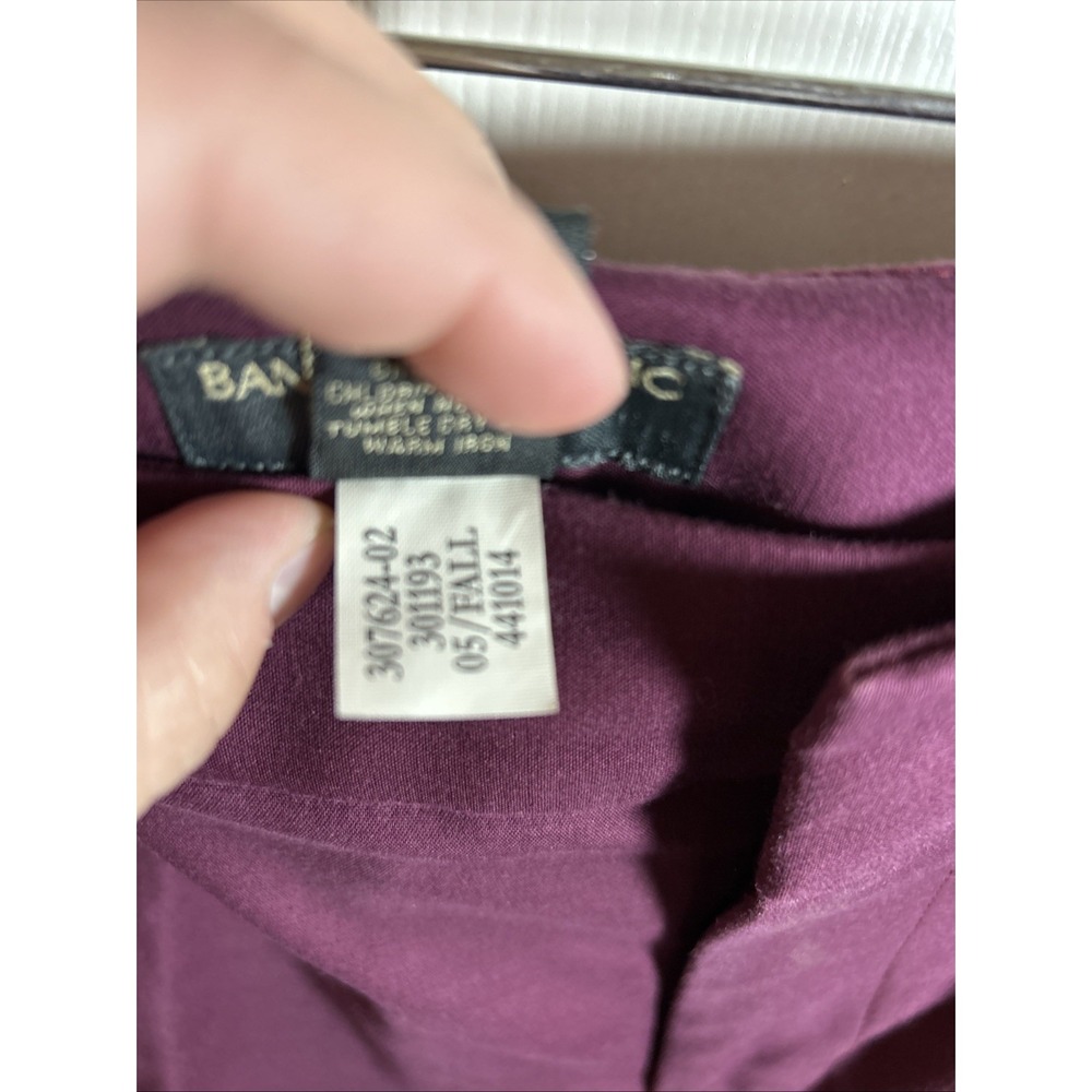 Banana Republic Size 10 Pants Suit Purple 2 Piece Button Jacket‎ Lined - Picture 10 of 12